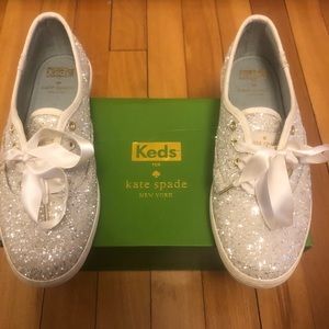 Bride Kate spade keds!